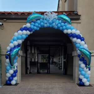 Dolphin Balloon Arch