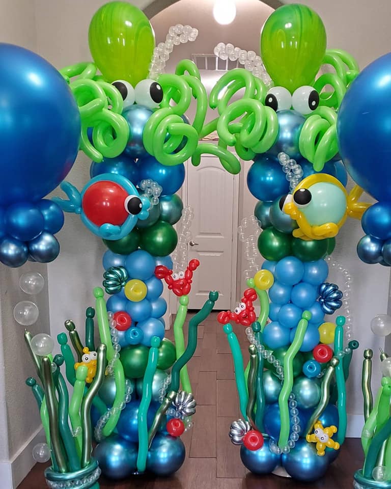 Under the Sea Balloon Decoration - Wallys balloons n'more